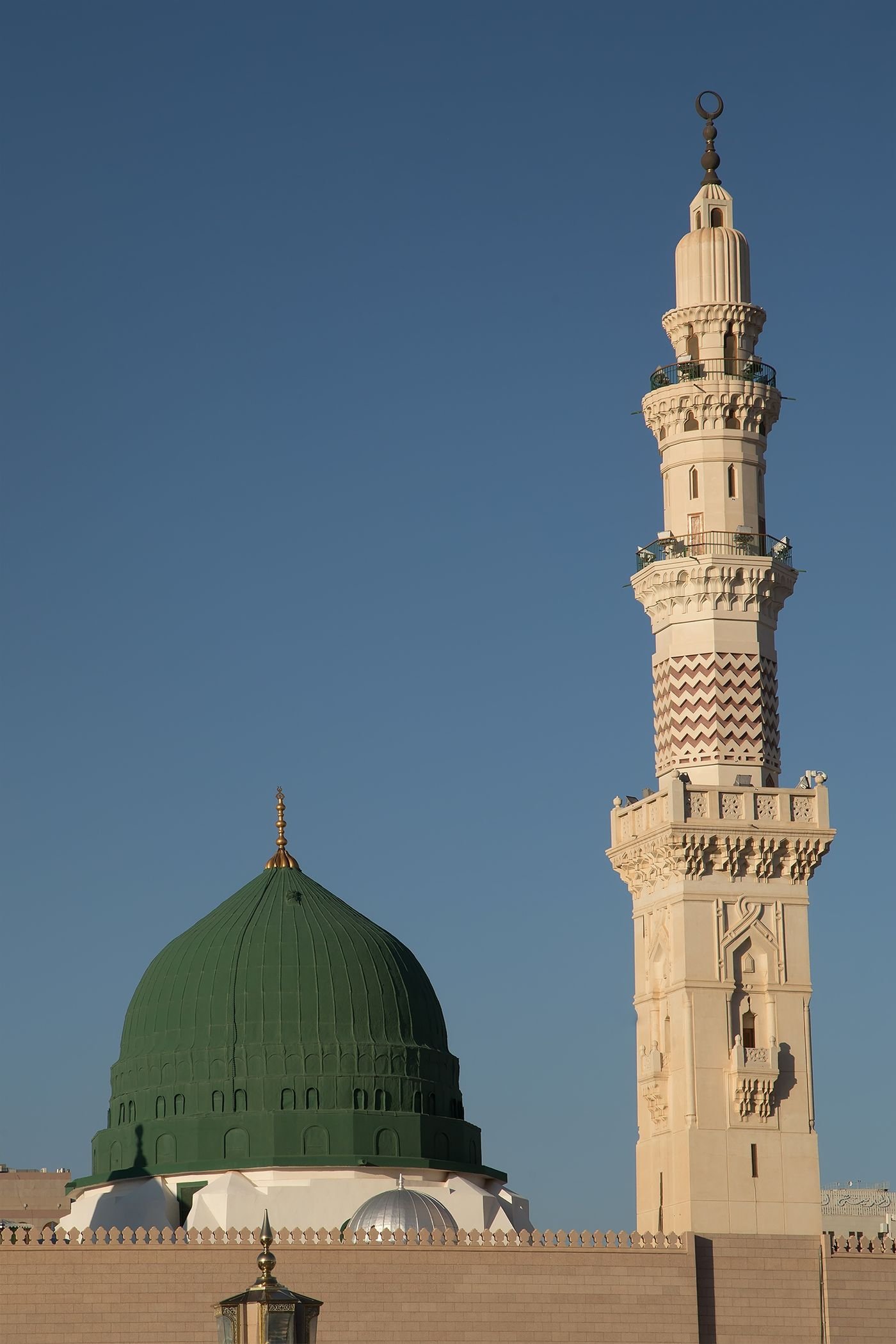 الروضة الشريفة والقبة الخضراء
