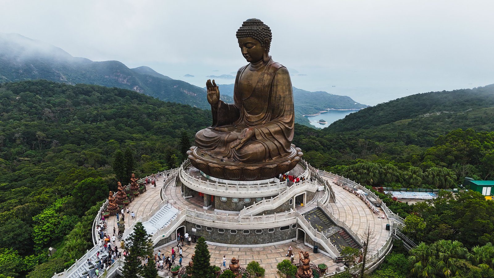 The Big Buddha (Tian Tan Buddha) and Po Lin Monastery